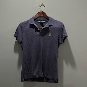 Ralph Lauren Sport - Navy Blue Polo Slim Fit - Large